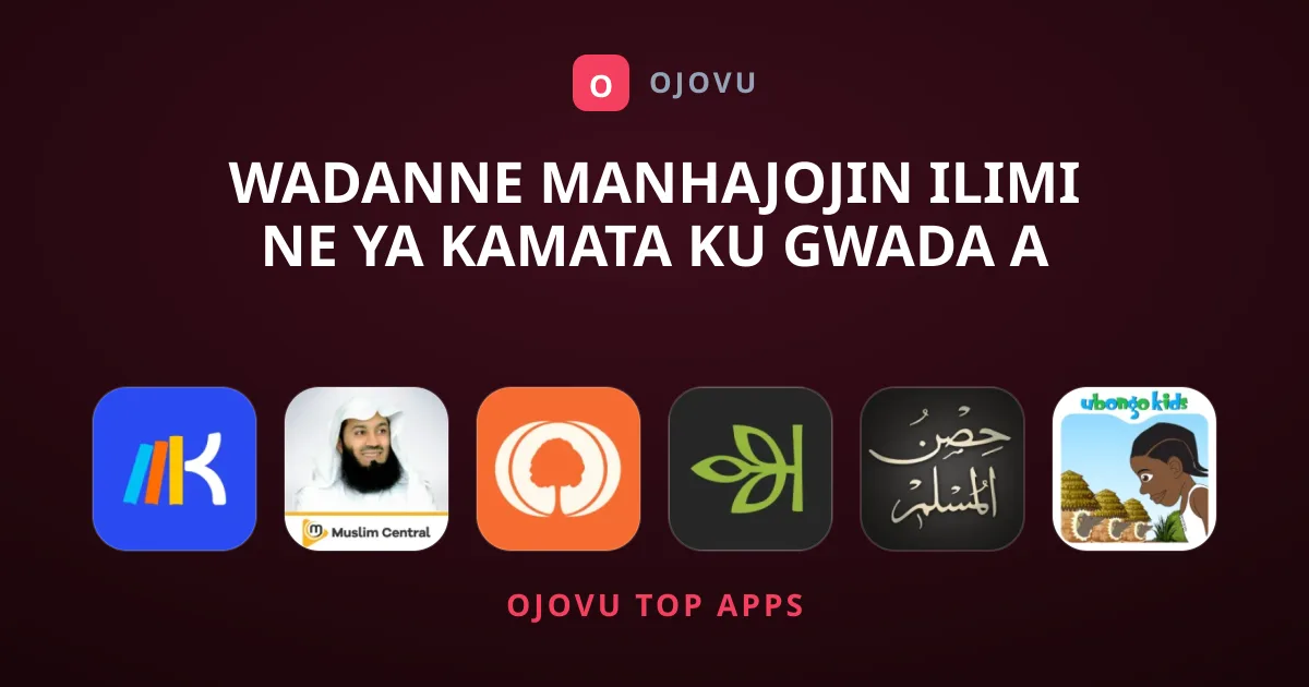Wadanne Manhajojin Ilimi Ne Ya Kamata Ku Gwada A Yanzu?
